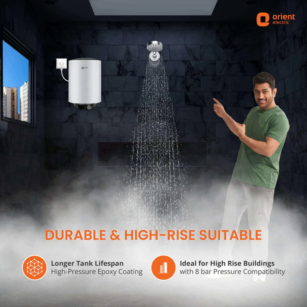 Maverick 5 Star Rated Polymer Coated Tank Water Heater (Geyser) 25L-03