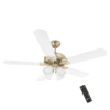 Subaris Underlight Premium Ceiling Fan with Remote 1300MM Antique Gold White-01